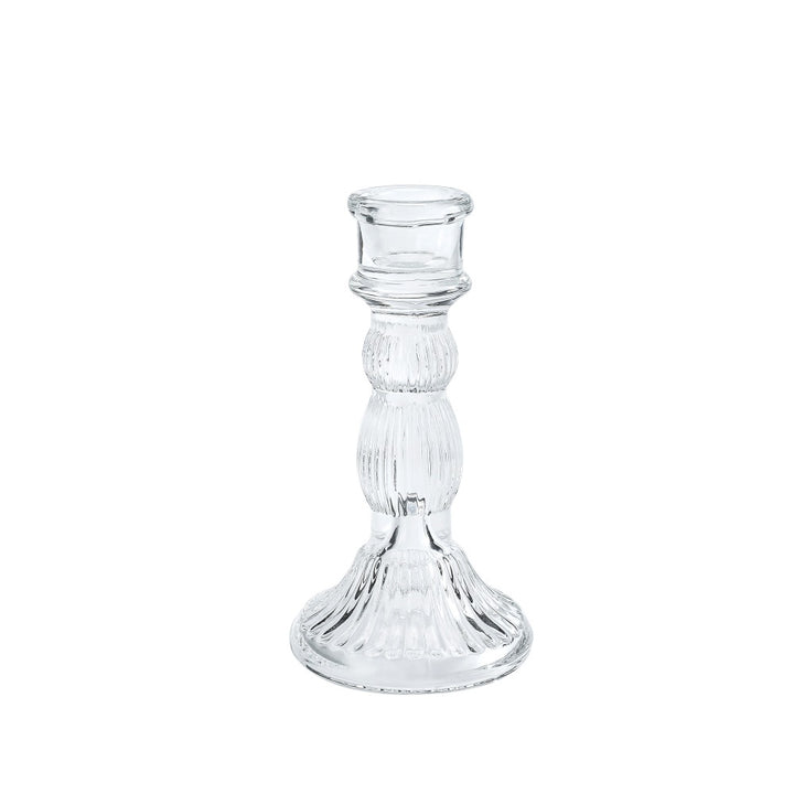 Hochgepresster Glas-Dekor-Kerzenständer Karnz