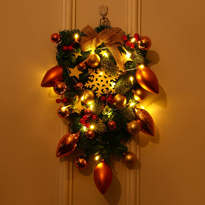 Festliche Weihnachtskranz Dekoration Karnz