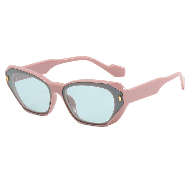 Damen futuristische Diamant-Sonnenbrille Karnz