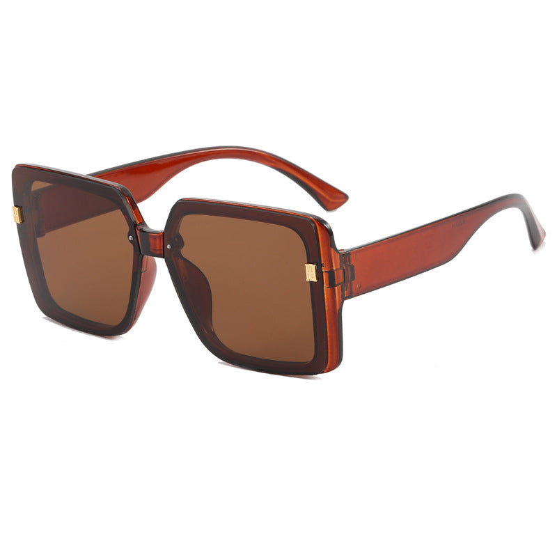 Damen trendige oversized quadratische Sonnenbrille Karnz