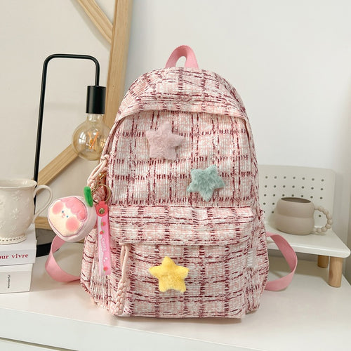 Süßer mit Sternen verzierter Rucksack