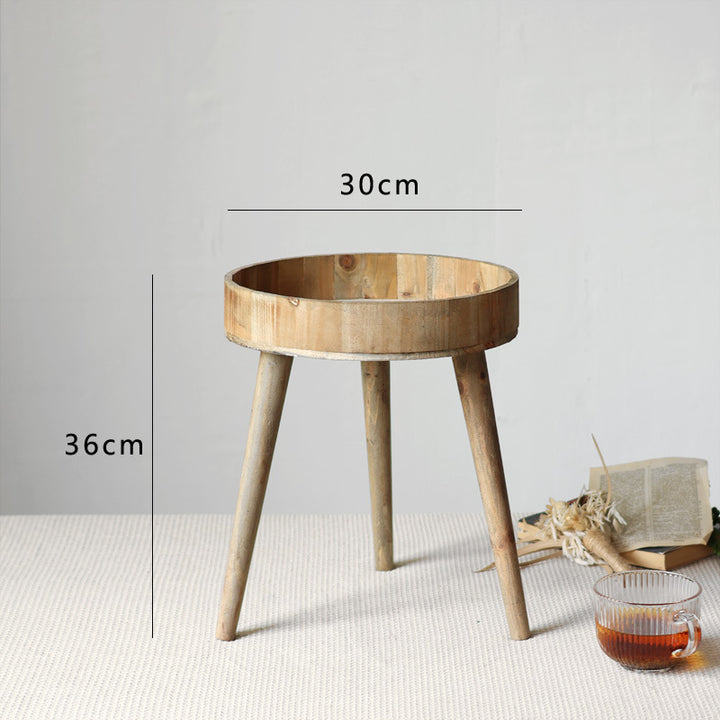Moderner Beistelltisch aus Holz Karnz