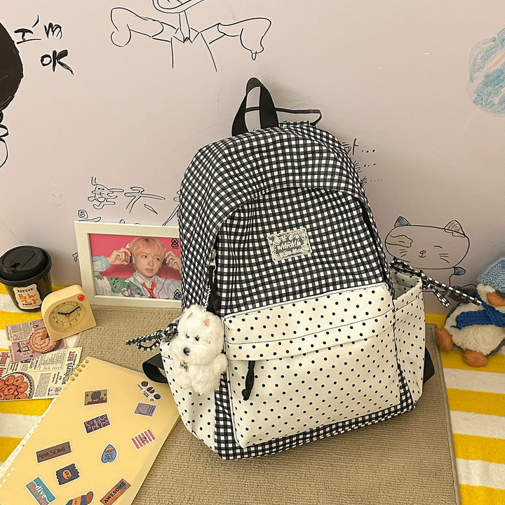 Chic Plaid Rucksack Karnz