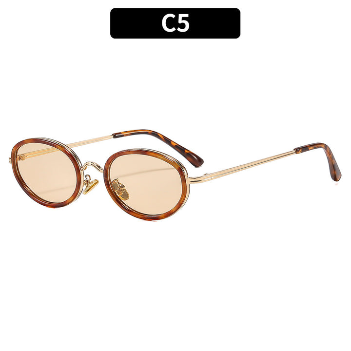 Schicke ovale Rahmen Sonnenbrille 1787664033