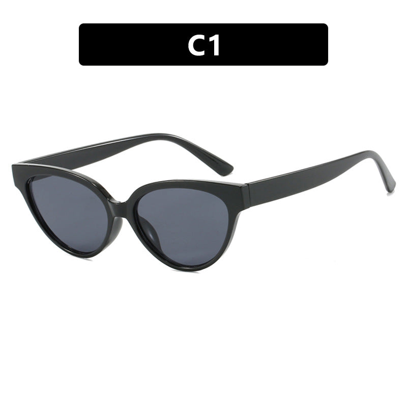 Damen Cat-Eye Sonnenbrille mit luxuriösem Muster und UV-Schutz Karnz