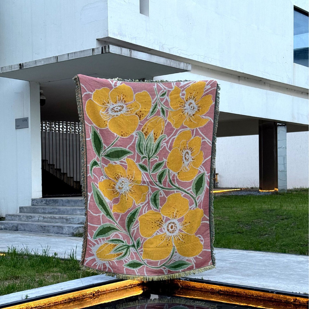 Blumenmuster Werfen Decke