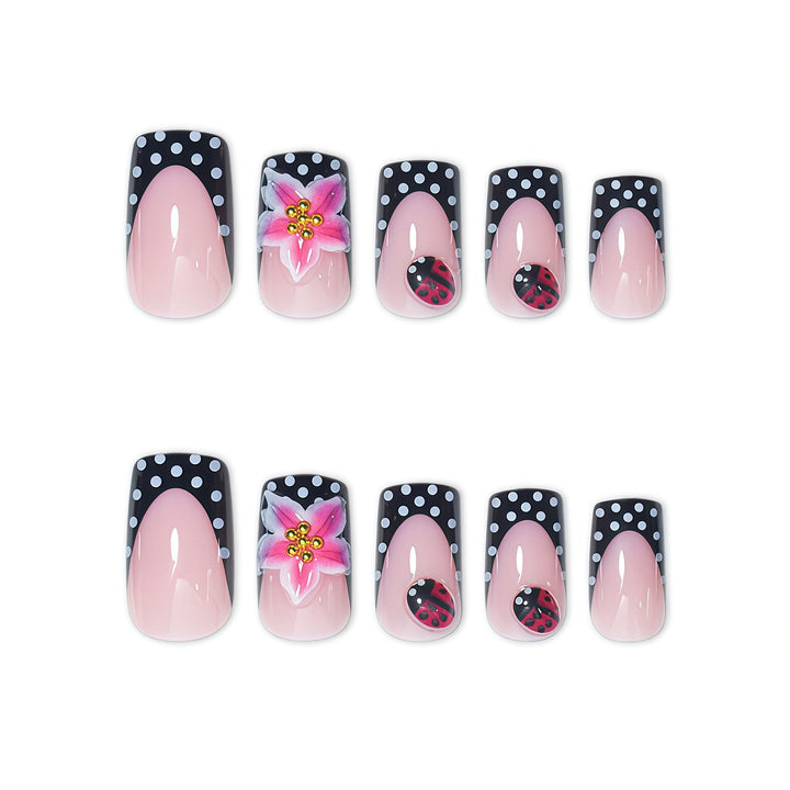 Blumenmuster Nail Art Extensions Karnz