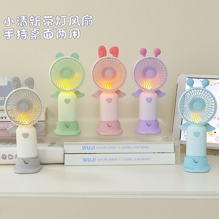 Damen tragbarer Handventilator mit süßem Tierdesign Karnz