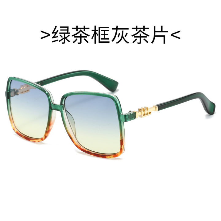 Damen Modische Sonnenbrille mit einzigartigem Farbverlauf Karnz