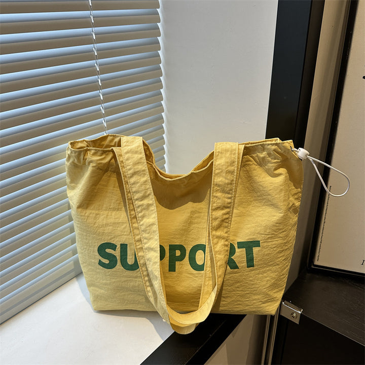 Lässige Baumwoll-Tote-Bag Karnz