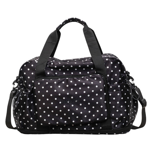 Stylische Punktmuster-Übernachtungs-Duffle