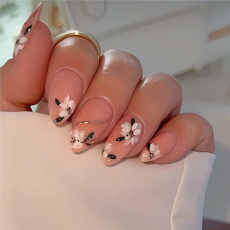 Floral Design Acryl Nagelwickel Karnz