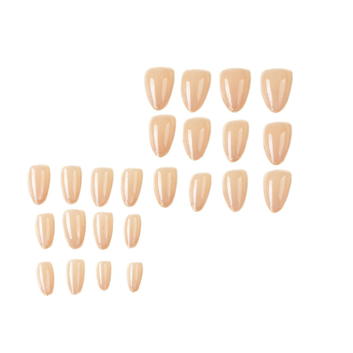 Elegante Ombre Glitzer Nagelspitzen Karnz