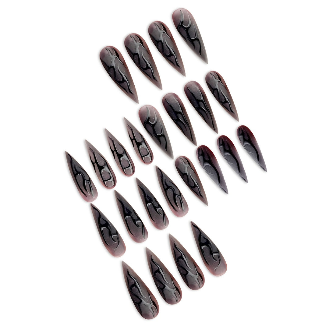 Künstlerische Stiletto Nagelkunst Verbesserungen Karnz