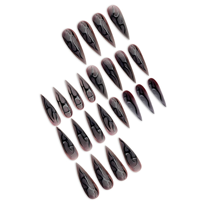 Künstlerische Stiletto Nagelkunst Verbesserungen Karnz