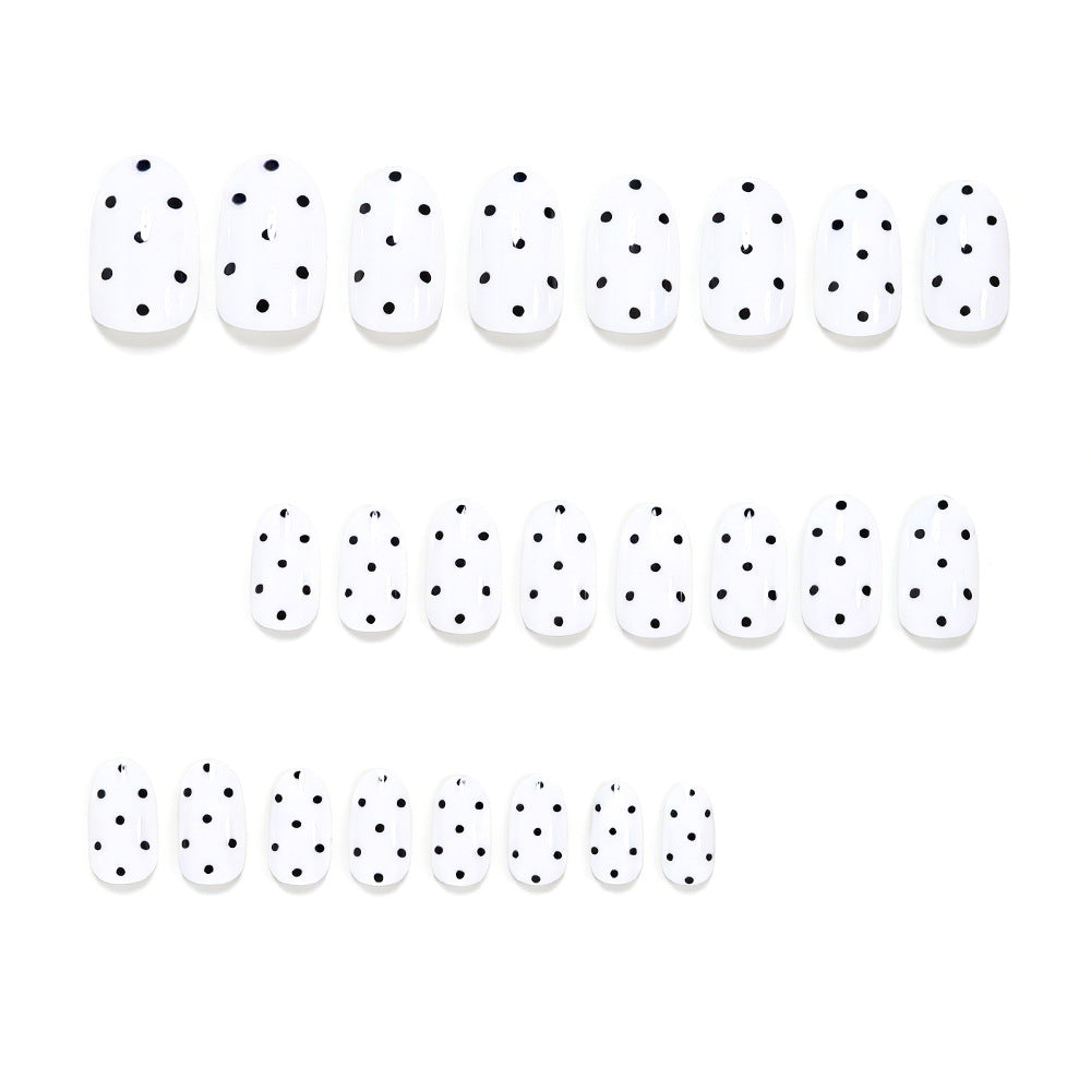 Polka Dot Nagelkunst Wraps Karnz