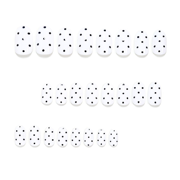 Polka Dot Nagelkunst Wraps Karnz