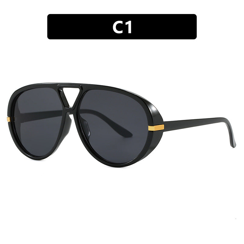 Damen modische große Sonnenbrille mit elegantem Rahmen und schützenden Gläsern Karnz