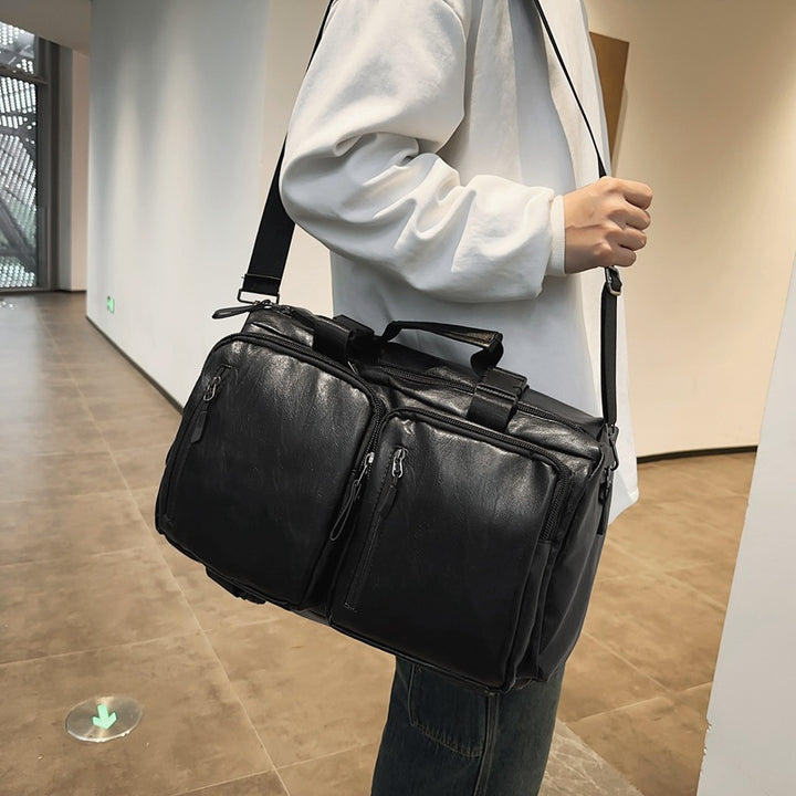 Multi-Funktionale Leder-Wochenendtasche Karnz