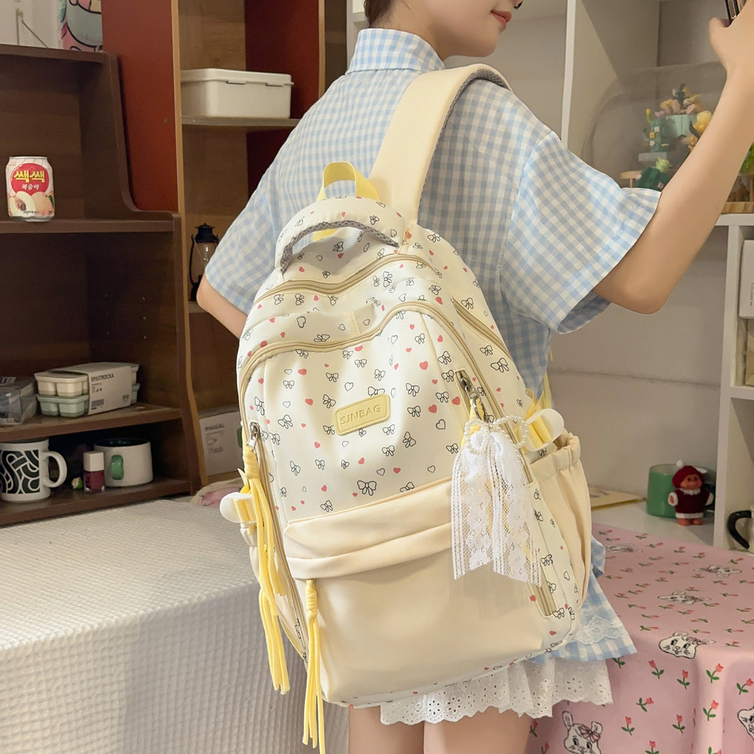 Verspielt Bogen-Verzierte Stylische Rucksack Karnz