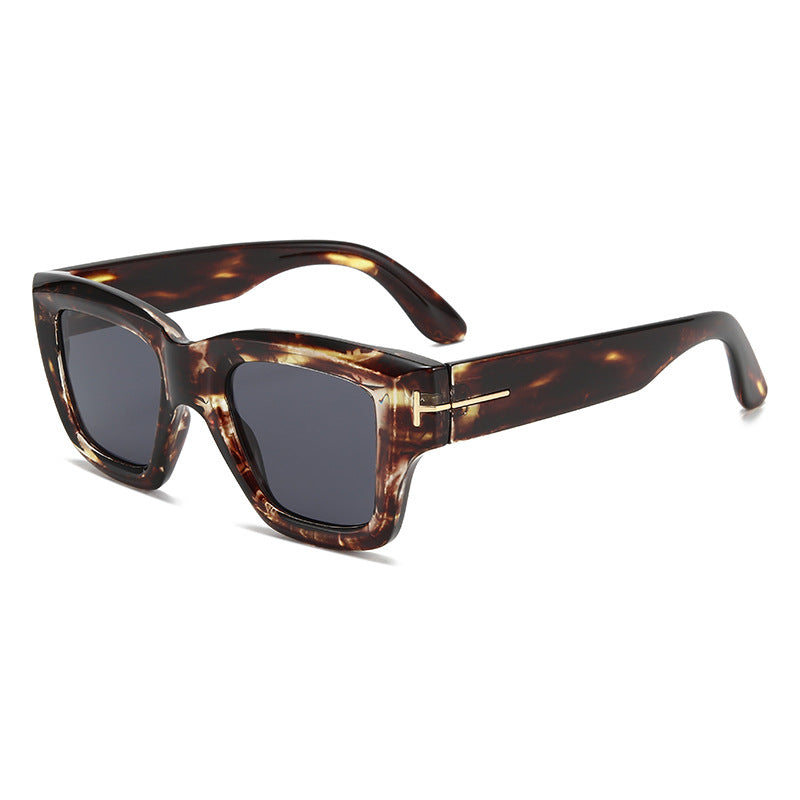Damen modische quadratische Sonnenbrille mit UV-Schutz und elegantem Design Karnz