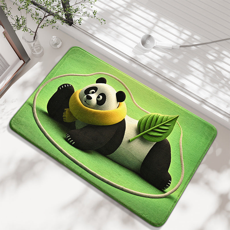 Cartoon Panda Badematte Karnz
