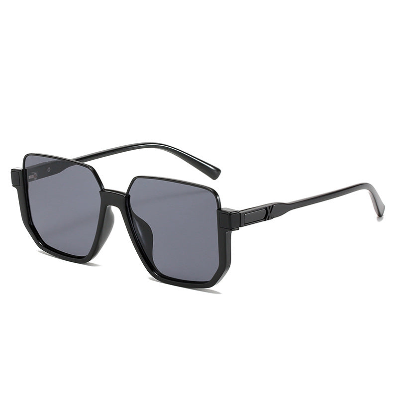 Damen moderne quadratische Sonnenbrille mit stylishem Rahmen Karnz