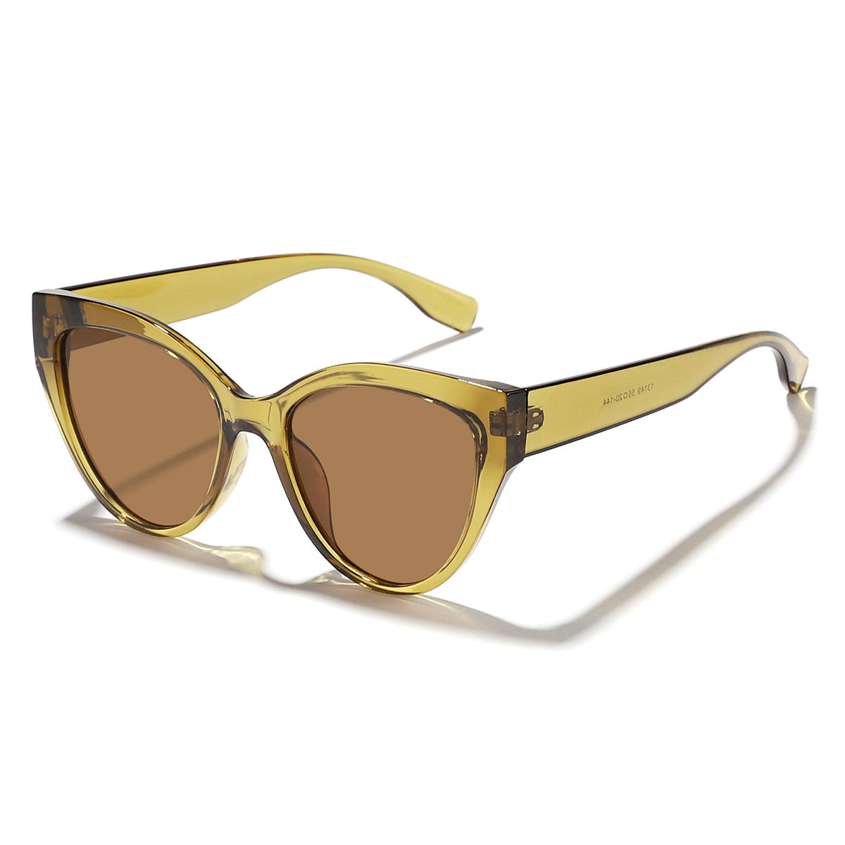 Damen trendige Katzenaugen Sonnenbrille mit hochwertigem Rahmen Karnz