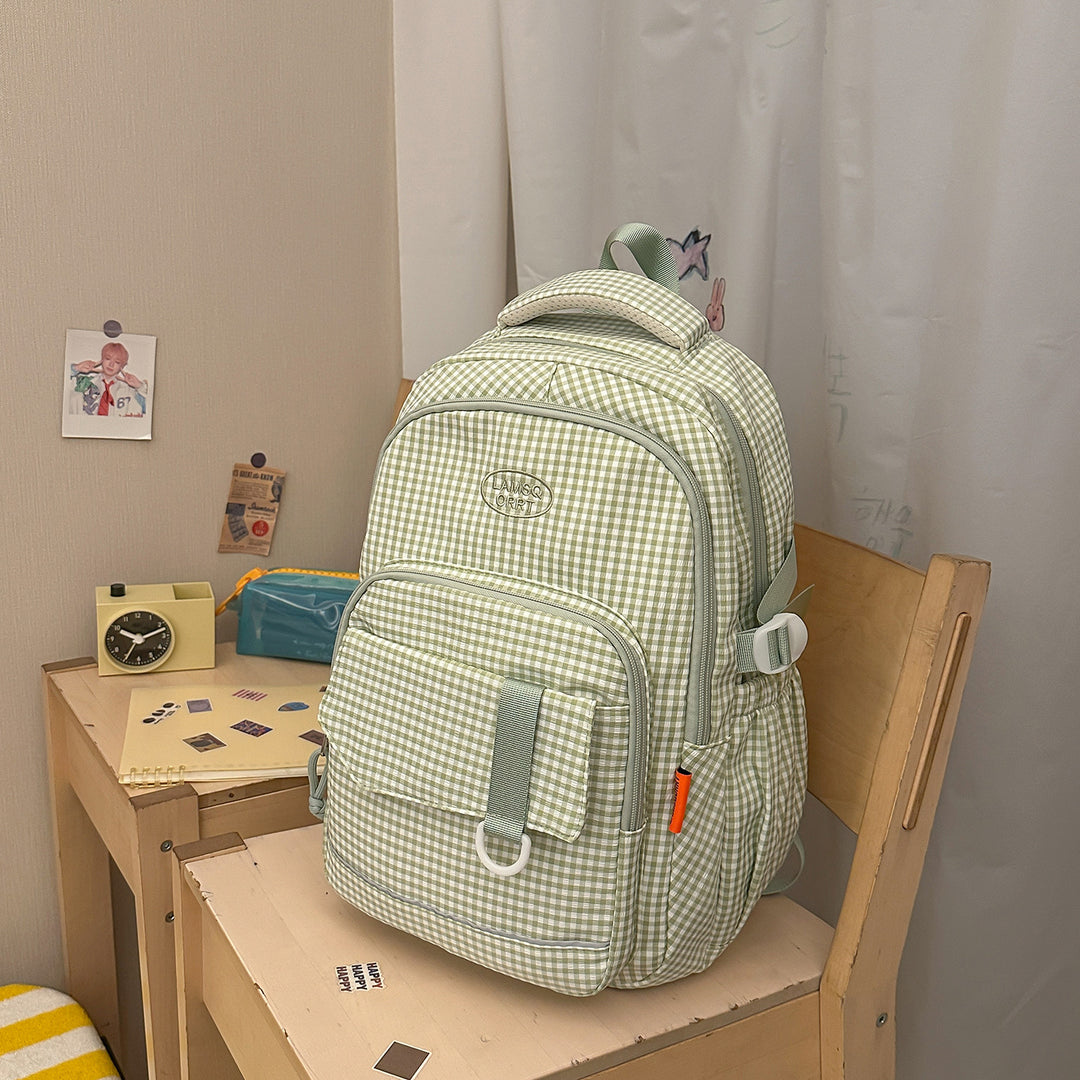 Stylische Schachbrettmuster-Rucksack Karnz 1791205963