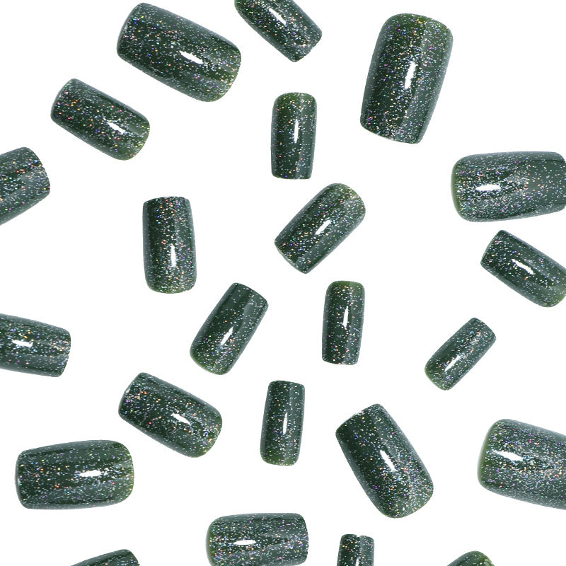 Glitzernde Press-On Nägel Karnz
