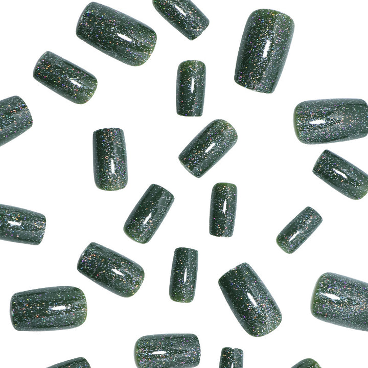 Glitzernde Press-On Nägel Karnz