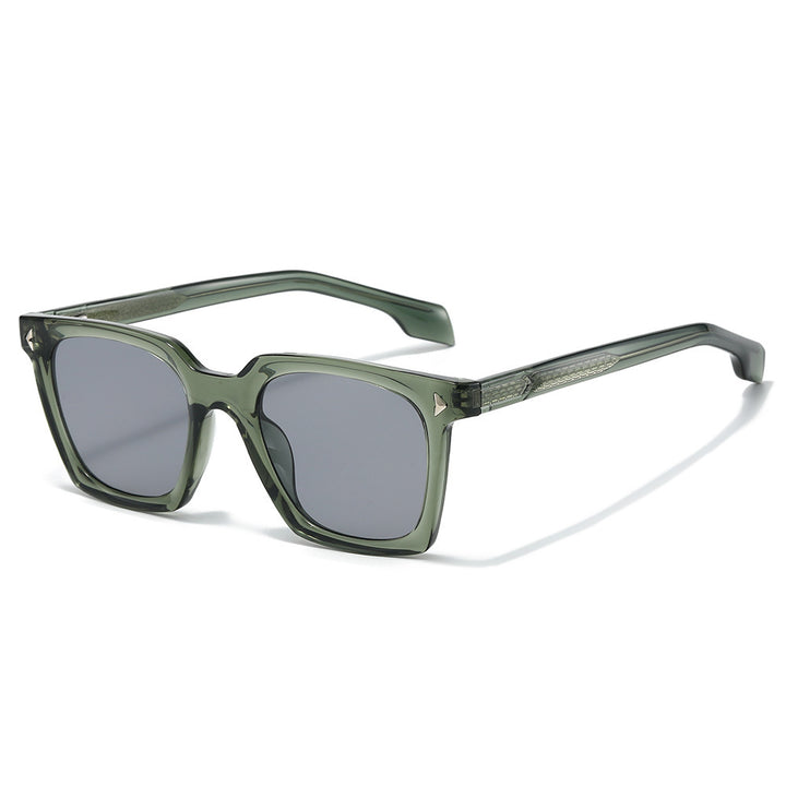 Retro-inspirierte übergroße geometrische Sonnenbrille Karnz