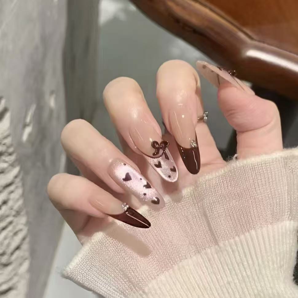 Künstlerische Französische Spitze Nail Art