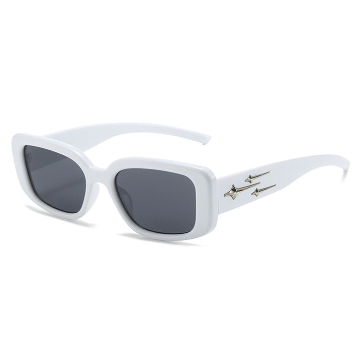 Moderne Minimalistische Quadratische Rahmen Sonnenbrille Karnz