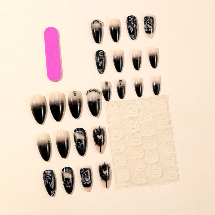 Gothic-Themen 3D Nagelkunstverlängerungen Karnz