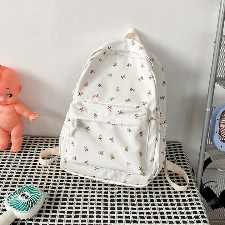 Florales Druck Alltags-Rucksack Karnz