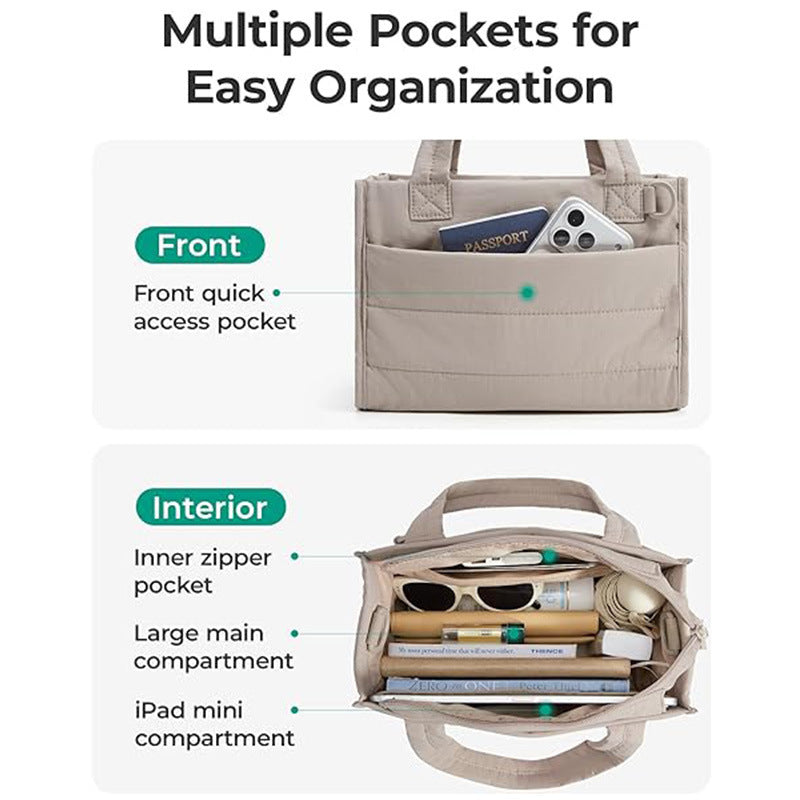 Multifunktionale Handtasche mit Sicherem Innenfutter Karnz