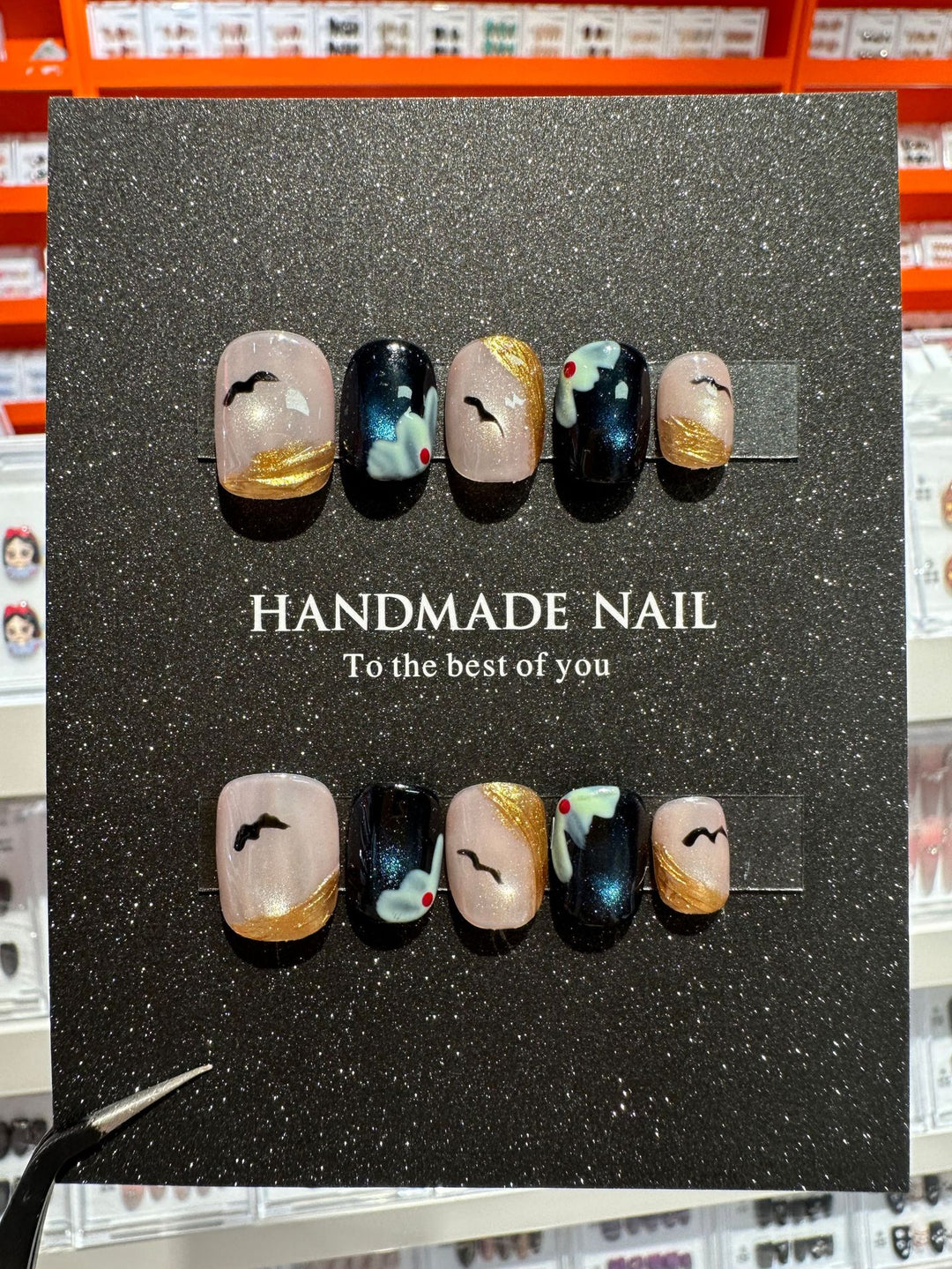 Künstlerisches handgemachtes Nagelkunstset