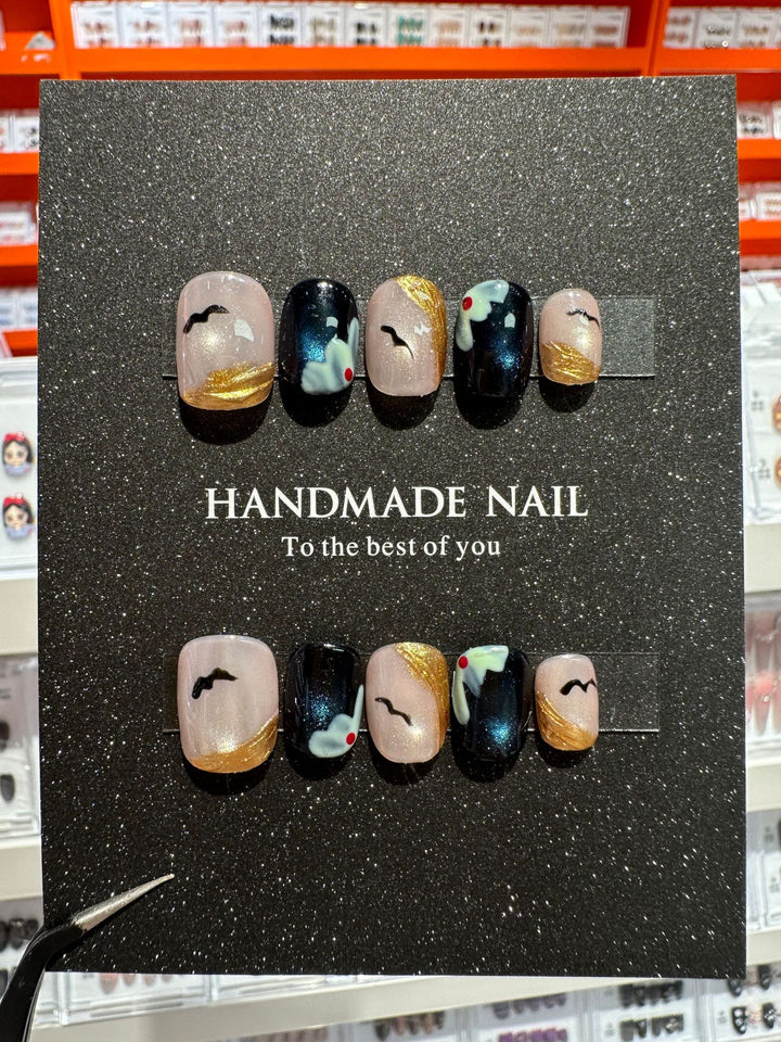 Künstlerisches handgemachtes Nagelkunstset