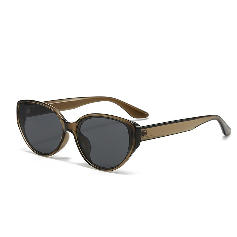 Damen Cat-Eye Brille mit transparentem Rahmen Karnz