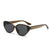 Damen Cat-Eye Brille mit transparentem Rahmen Karnz