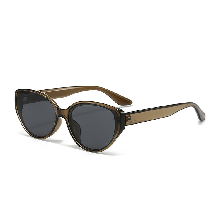 Damen Cat-Eye Brille mit transparentem Rahmen Karnz