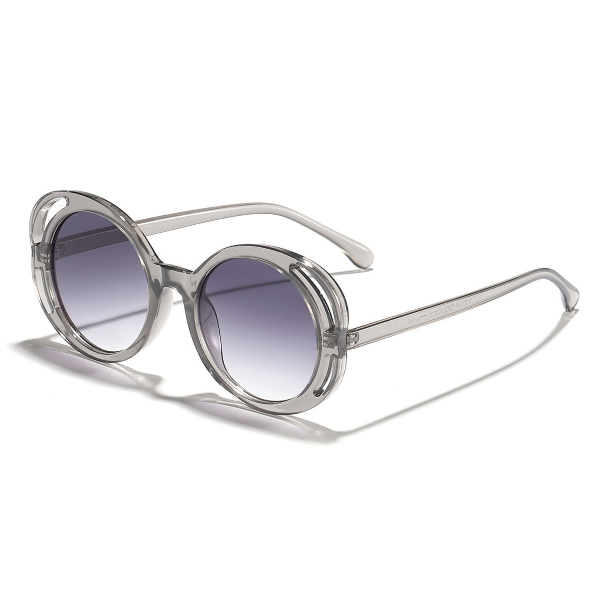 Damen modische Sonnenbrille mit komfortablem, runden Design Karnz