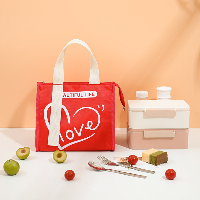 Stylische isolierte Lunch-Tasche mit Smiley-Design Karnz