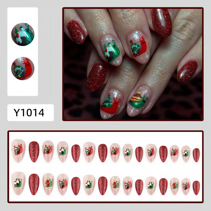 Kreative Weihnachtskunstnägel Karnz