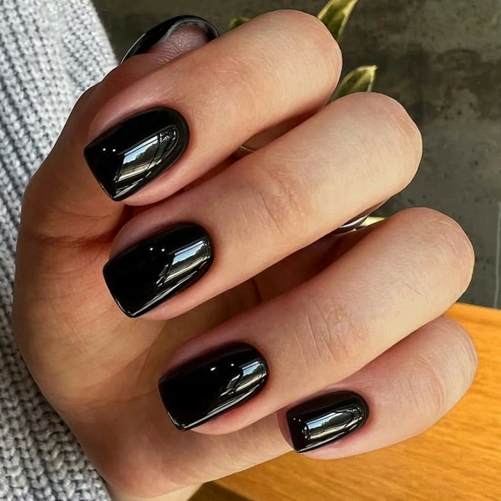 Elegantes glänzendes quadratisches Nagelset Karnz