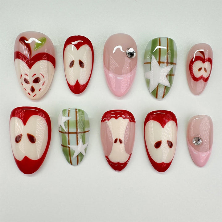 Verspieltes Themen-Presse-Nagelkunst-Set Karnz