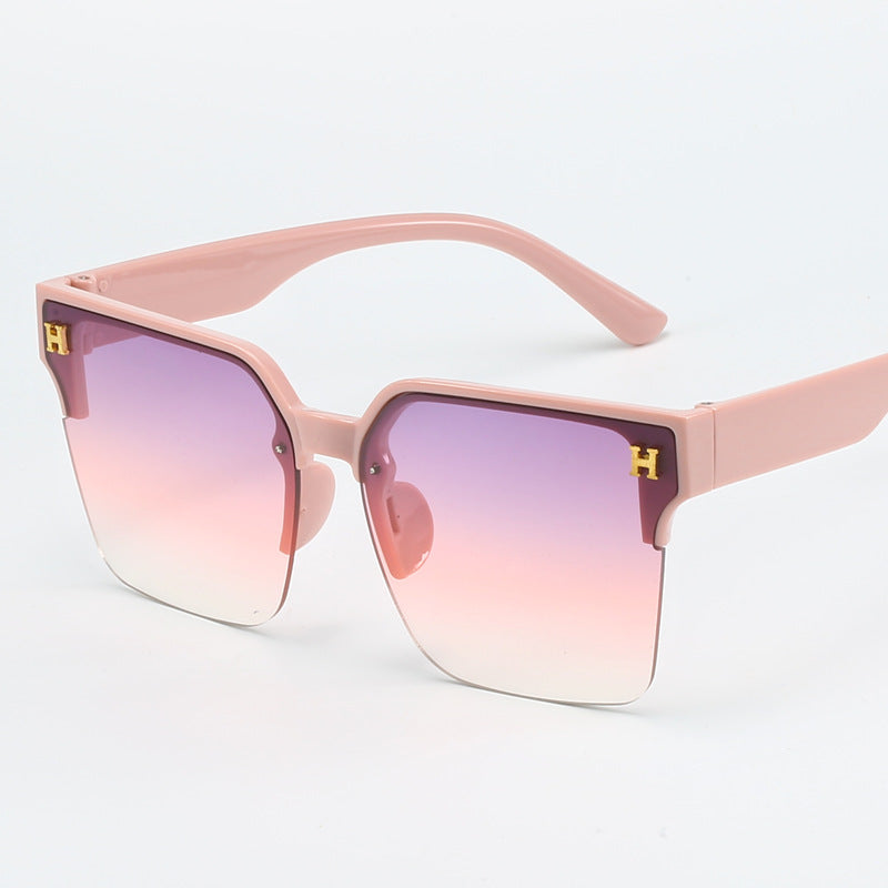 Damen quadratische Sonnenbrille mit elegantem Metallrahmen Karnz