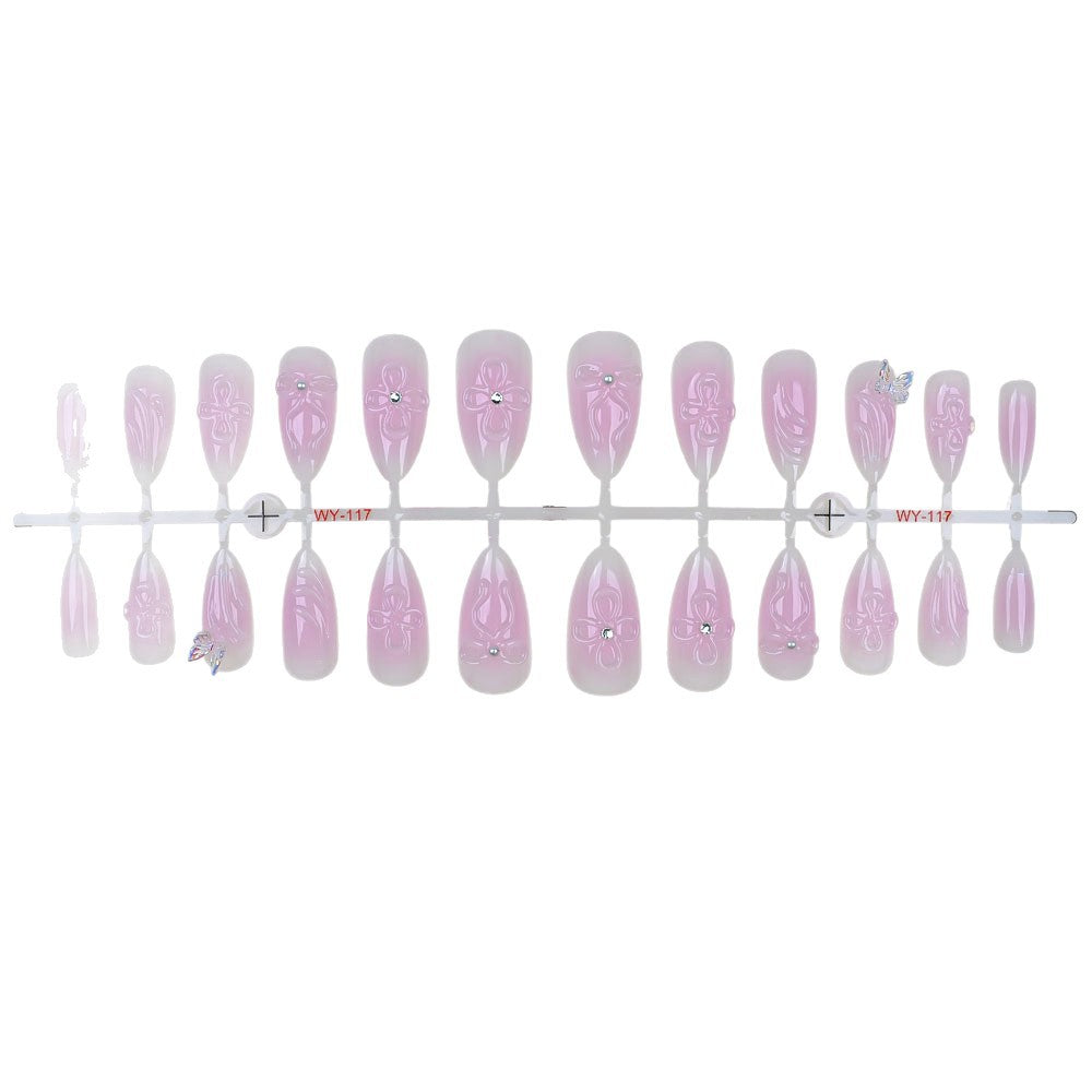 Elegantes Press-On-Nagelset Karnz