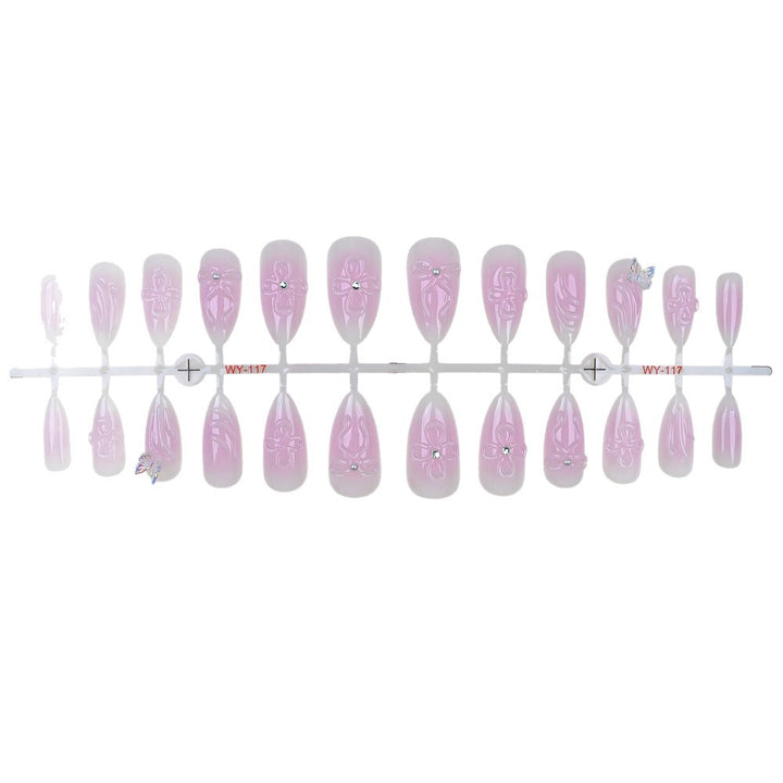 Elegantes Press-On-Nagelset Karnz